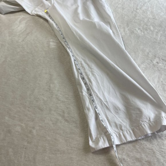 Gap Outlet Straight Leg Chino Pants Womens Size 20 White‎ Flat Front High Rise - Picture 8 of 15